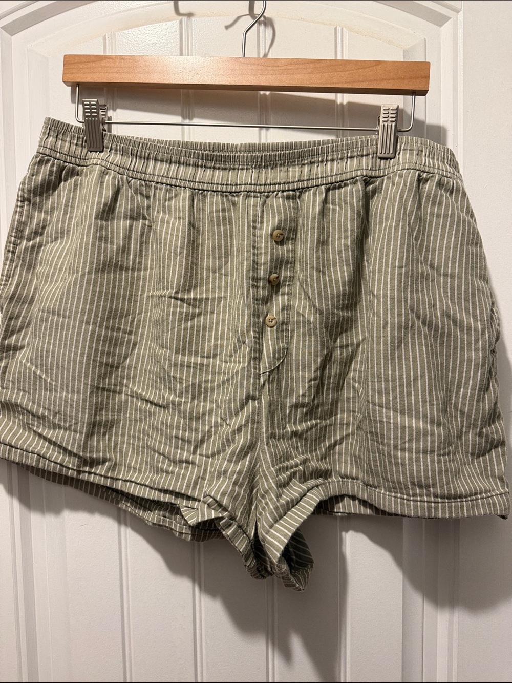 Anthropologie Wren Flannel Boxer Shorts